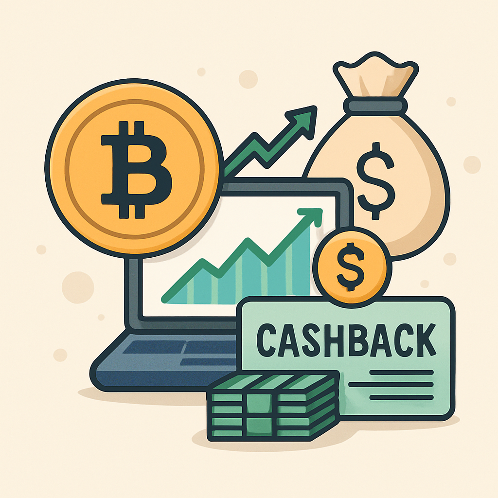 BTC / 仮想通貨CFDキャッシュバック