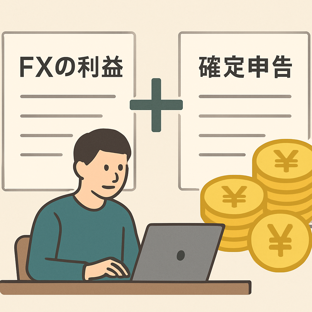【2025年最新】FXキャッシュバックの確定申告は雑所得「FXの利益」＋「キャッシュバック」通算が可能