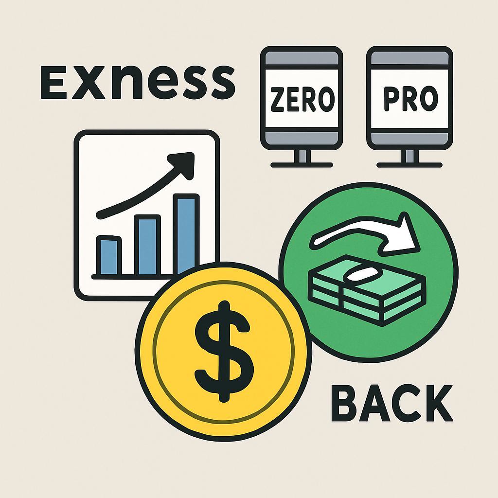Exnessのゼロ口座・プロ口座×キャッシュバック活用術