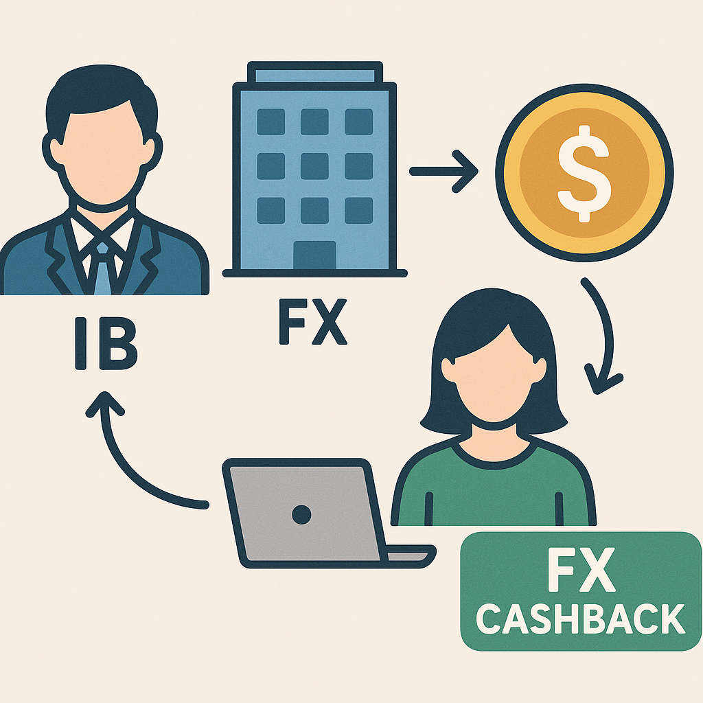 IBとは？FXキャッシュバックの仕組みをやさしく解説